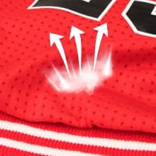 Dog Clothes Basketball Mesh Breathable T-Shirt,Pet Clothes Puppy Sportswear Spring/Summer Fashion Dog Shirt. (Red, Medium)