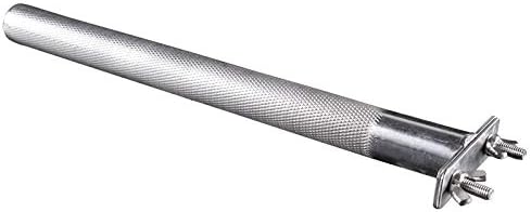 Bird Perch Stainless Steel Stand Parrot Rod Grinding Claws Trimming Beak Nails Grinding Stick Exercise Platform for Parakeet Cockatiel Conure African Grey Macaw Finch Bird Cage Accessories (L)