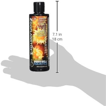 Brightwell Aquatics ZooPlanktos S - Liquid Zooplankton Food Supplement for Marine and Reef Aquariums