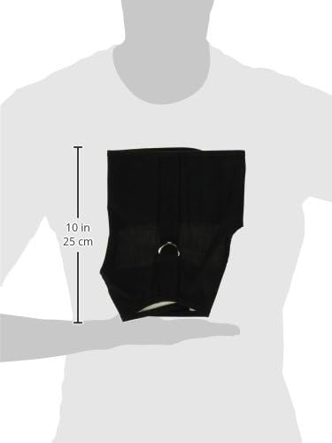 Kitty Holster Cat Harness – Secure Cat Harness for Walking, Soft Cotton Cat Accessories, Comfortable Fit, Strong Hook-and-Loop Closure, Made in USA – Black, M/L