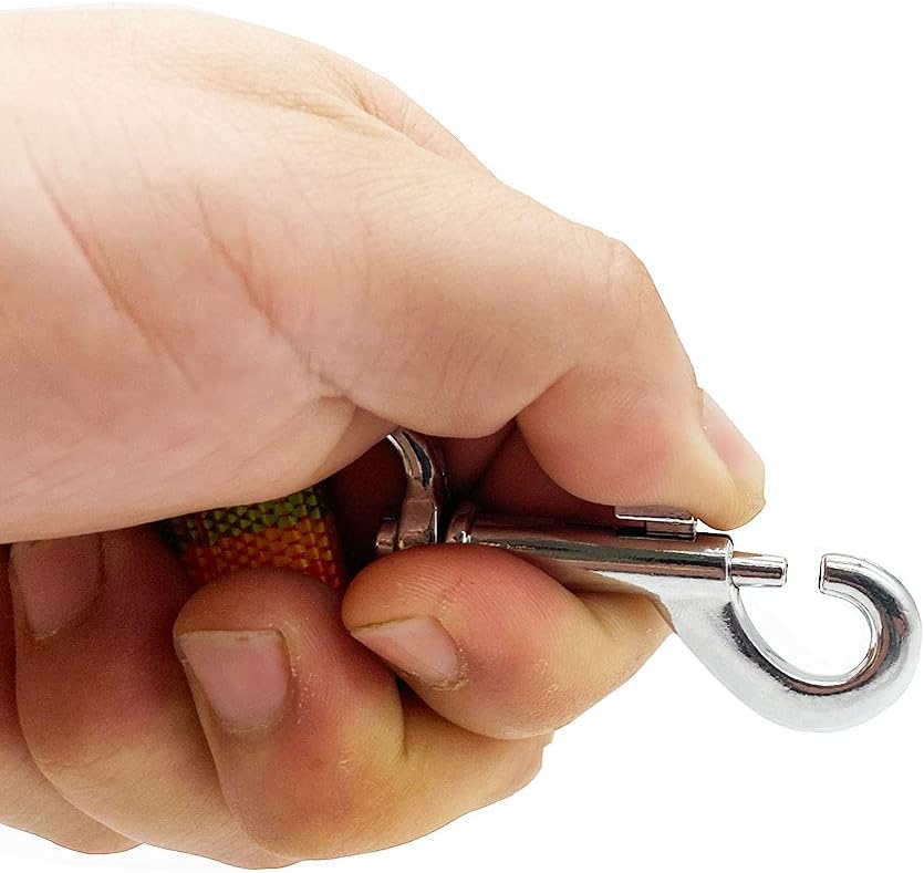 Nylon Dog Training Leash, Traction Rope, 4Ft /5 Foot /6 Feet Long, 5/8 inch 3/4 Inch 1 Inch Wide, for Small and Medium Dogs (Rainbow, 1'' x 20 FT)