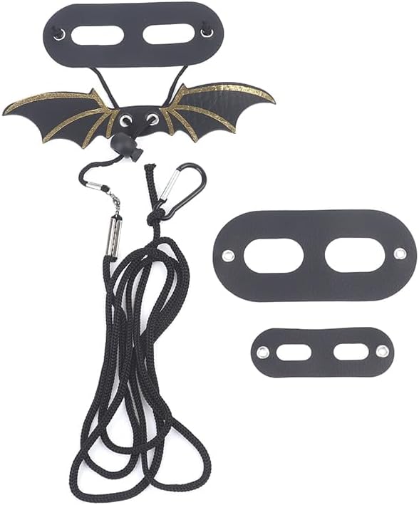 Leopard Gecko Accessories Lizard Harness Pet Hauling Cable Reptile Lizard Harness Small Animals Leashes (Gold)