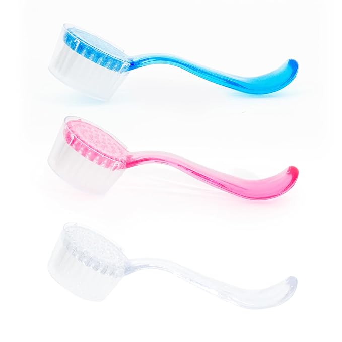 3 Pck Hamster Bath Brush Massage Combs, Reptile Cleaning Supplie for Hedgehog Turtle