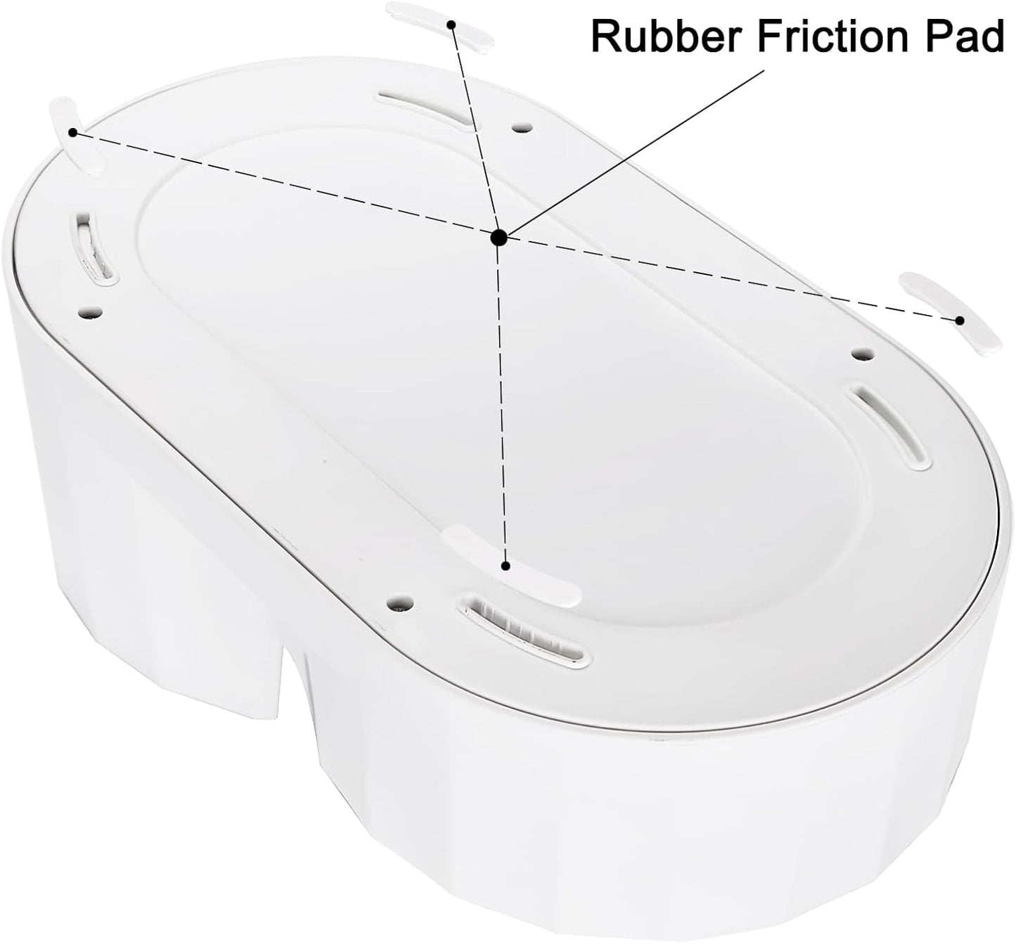 RIZZARI Pet Water Bowl Dispenser: 4L Automatic Stainless Steel Gravity Feeder - Large Capacity for 8-20 LB Cats and Dogs with Joint Spine Pain - for Kitchen Bedroom