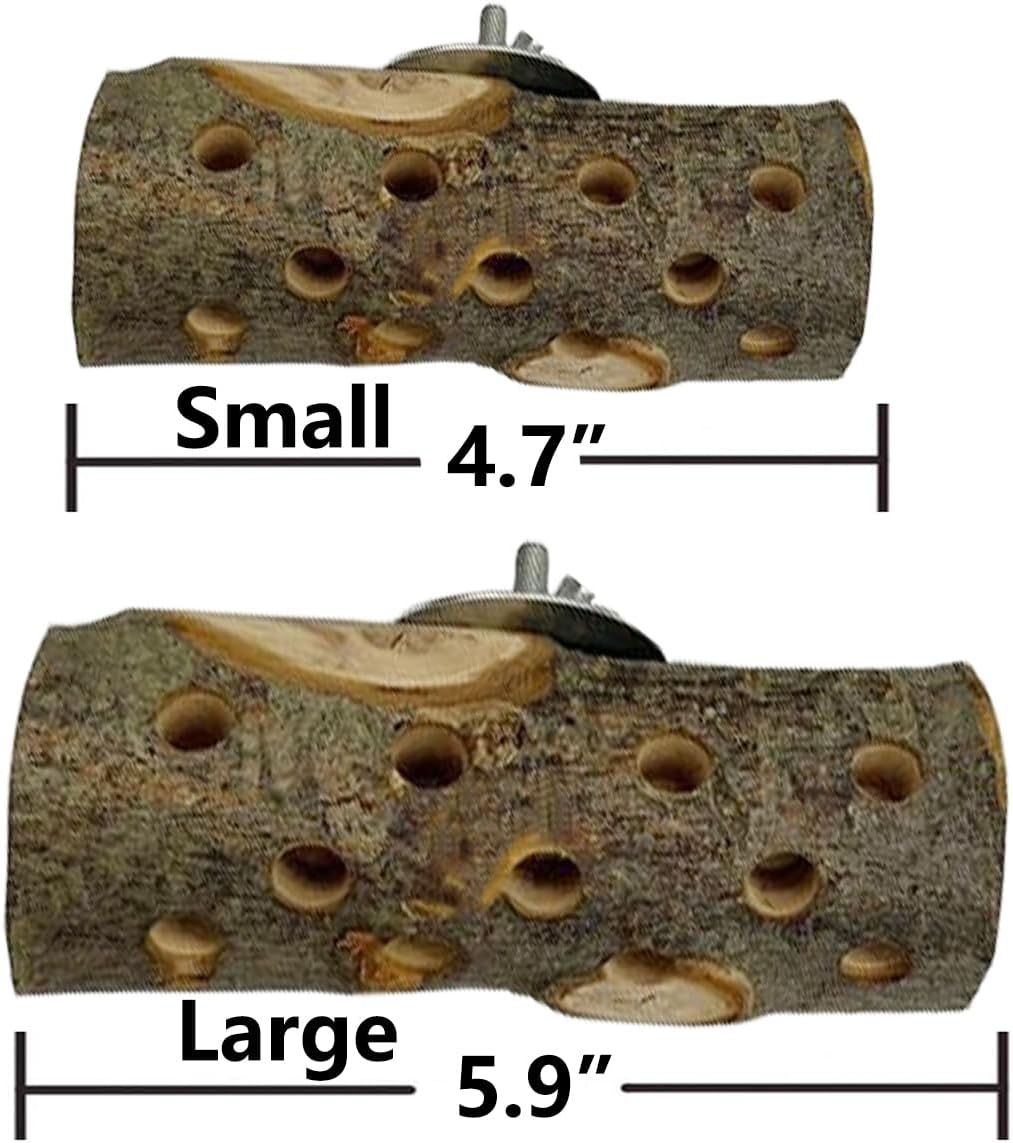 Apple Wood, Small Animals Cage Accessories, Molar Wood Chew Treats Toys for Rabbits, Hamster, Guinea Pig, Chinchillas, Gerbils, Mice, Rats, Mouse, Bunny