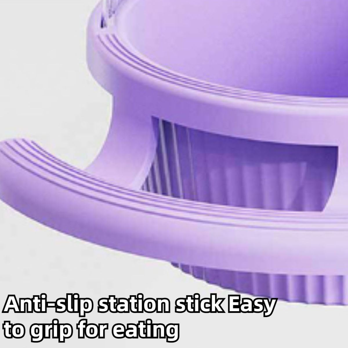 Bird Feeder for Cage – No Mess Feeder & Water Dispenser, Easy to Install and Clean, Semi-Enclosed Design Prevents Splashing (Purple)