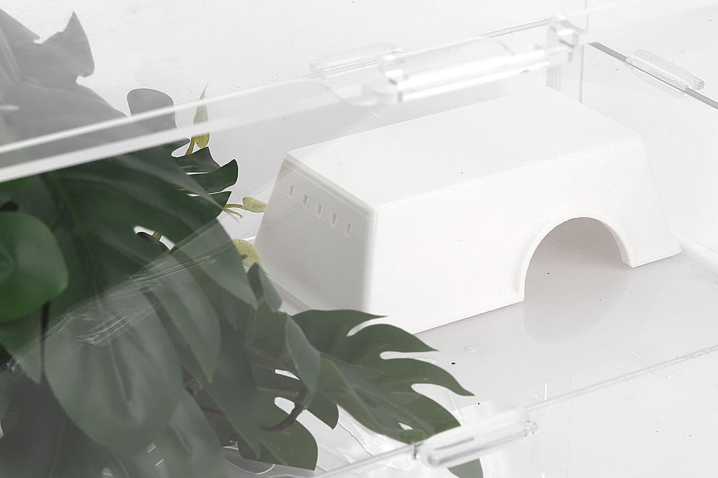 Snake Hide, Leopard Gecko Tank Accessories for Reptile Ball Python Crested Gecko Lizard Bearded Dragon - WhiteHideS