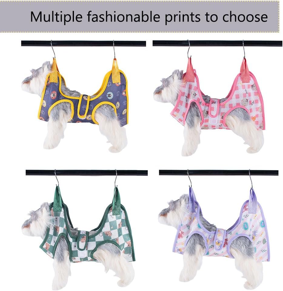 AIO Cat & Dog Restraint Sling for Nail Trimming Foldable Dog Grooming Supet Relaxation Hammock Harness for Pet Grooming