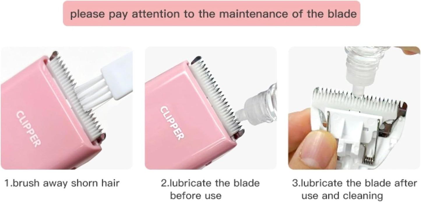 Replaceable Pet Dog Grooming Ceramic Blades, 3 Pack Detachable Pet Clipper Blade for Dogs & Cats