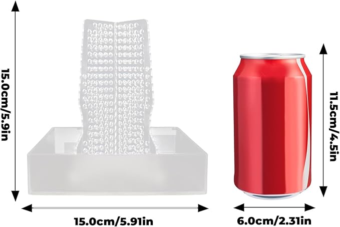 Bearded Dragon Feeder, Transparent Acrylic Chameleon Feeding Bowl, Reptile Terrarium & Aquarium Accessories, Climbable Bug Food Bowl for Lizard Frog Gecko