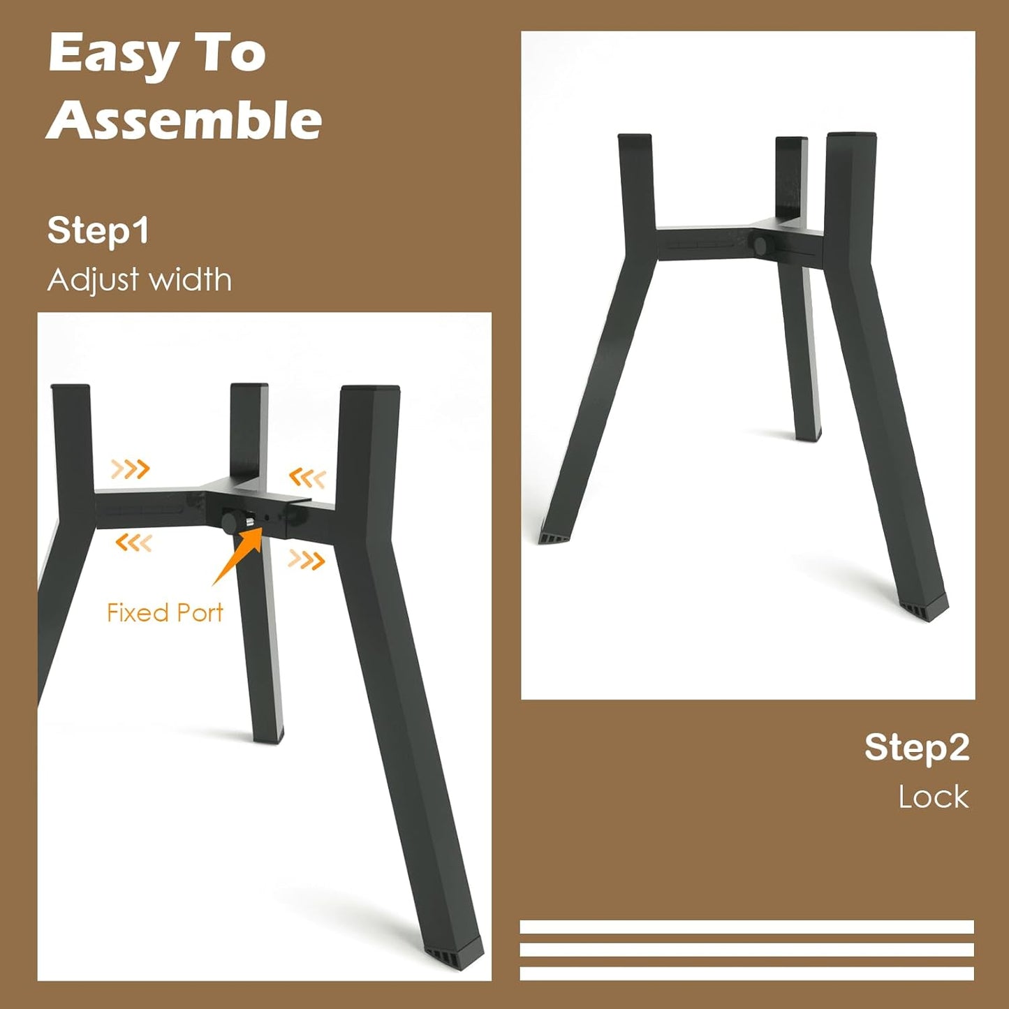 Elevated Dog Bowls for Large and Extra Large Dogs, Adjustable Width Dog Bowl Stand for 7-10.6" Wide Bowls, Food and Water Feeder, 13.7 in Tall Single Holder (Bowl Not Included)