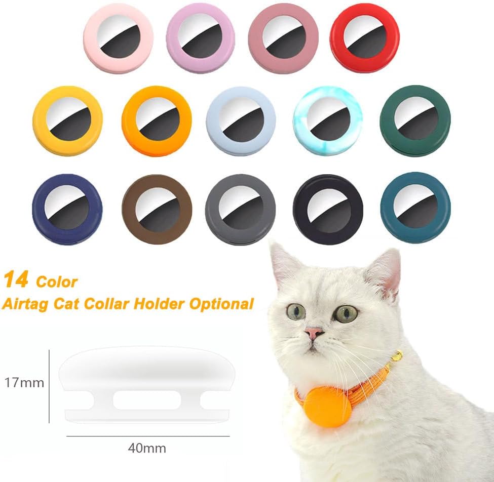 Cat Collar Personalized with Name Tag & Bells Optional Airtag Holder & Bow-tie Colorful Cute Cat Collars for Girls & Boys Cats Soft Durable Custom Kitten Collars for Small Large Cats (Deep Purple)