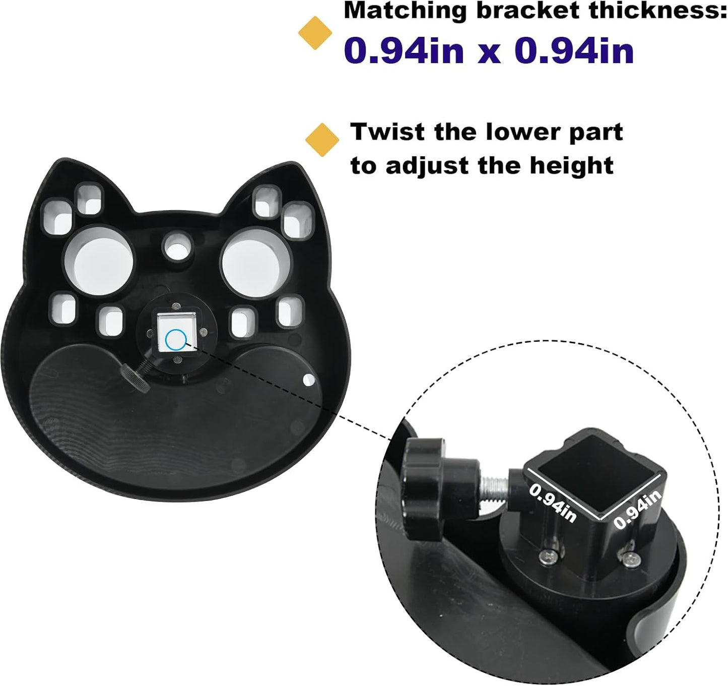 Compact Beauty Tool Organizer for Grooming Arm - Adjustable and Rotatable Scissor and Brush Holder