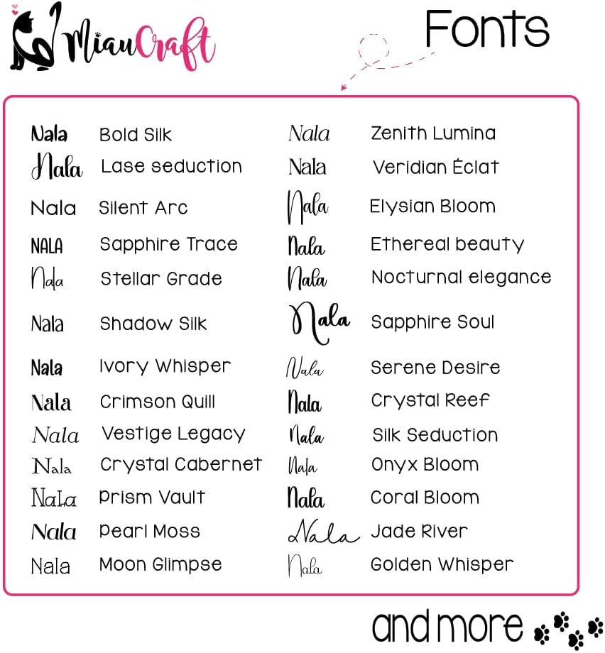 Super Customizable Pet Tags ID for Cats & Dogs | Cat tag: Durable Stainless Steel. Custom Engraved Dog Tags for Collars, Harnesses & Leashes | Many Fonts & Design (Champagne, Round)