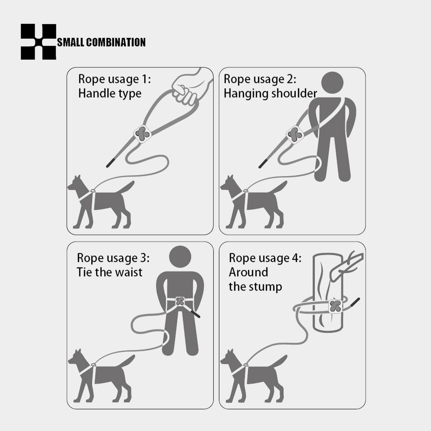 Adjustable Dog Harness with Leash, Reflective Mesh, No-Pull Design,Matching Lead Rope (Black, L)