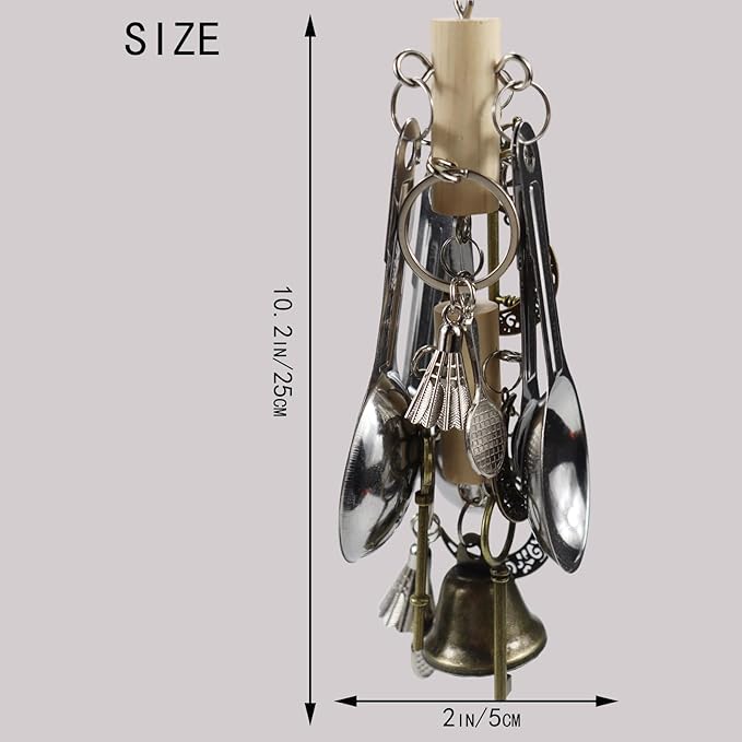 Bird Hanging Chew Toys: Macaws, African Greys, Cockatoos, Amazon Parrots & Lovebirds