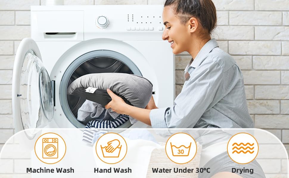 Luxury Calming Pet Bed for Cats & Small Dogs, All-in-One Machine Washable Long Fur Plush with Bolster, Non-Slip Waterproof Bottom & Orthopedic Support for Warmth, 20x19 Inch, Light Grey