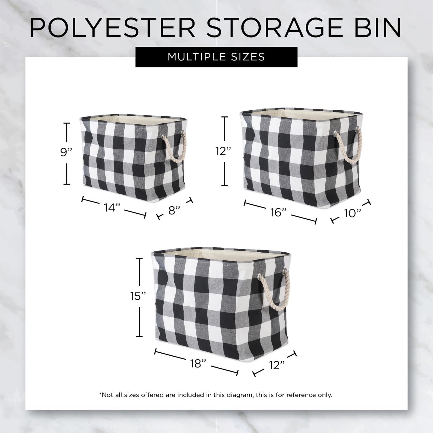 Bone Dry Pet Storage Collection Striped Paw Patch Bin, Black, Large Rectangle