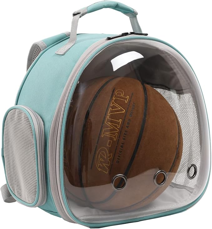 Hamster Backpack Carrier,Bearded Dragon Carrier Backpack for Kids with Clear Bubble Window,Small Animal Travel Backpack for Guinea pig Hedgehog Rat,Sugar Glider Airline Approved (Multicolor, Backpack)