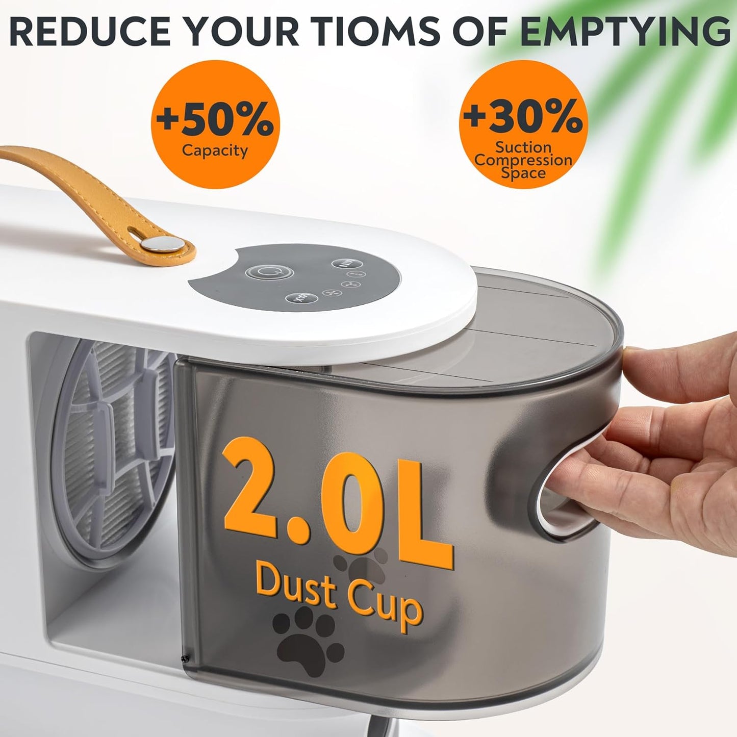 Dog Grooming Vacuum, Dog Grooming Kit 12kPa Suction Hair Remover Low Noise Pet Brush Vacuum Collects 99% Hair, 2L Dust Cup, 5 Proven Grooming Tools for Cats, Other Animals and Home Cleaning