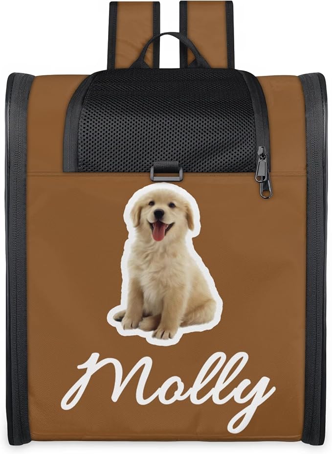 Cat Backpack Carrier-Customizable, Breathable Pet Carrier Backpack for Outdoor Travel/Vet Visits/Daily Use, Adjustable & Secure Design for Small Dogs and Cats Style6