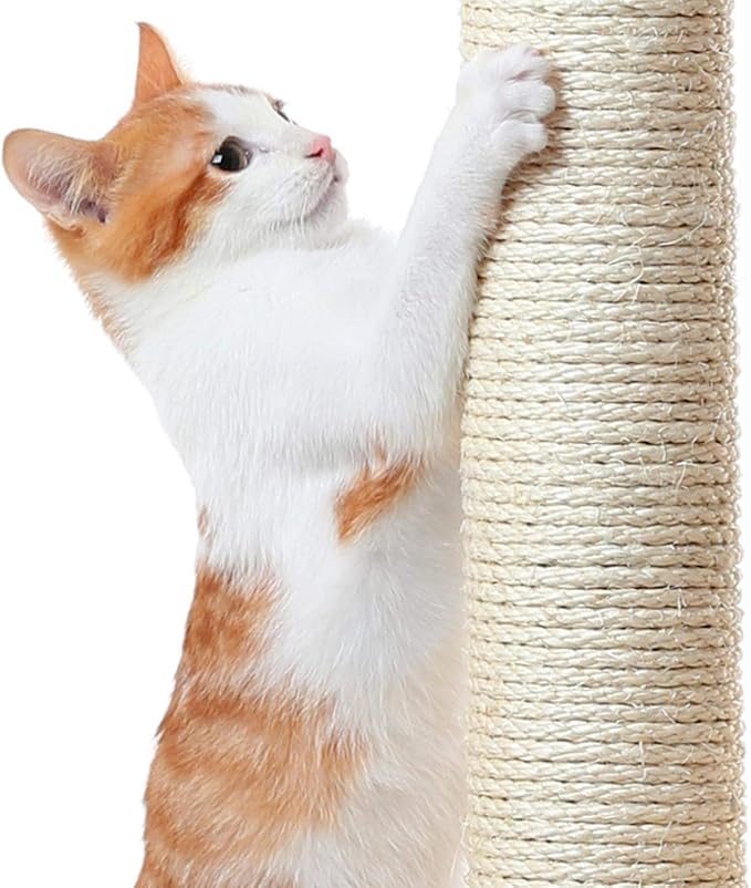 Yaheetech 62in Cat Tree Tower for Indoor Cats, Kitten Furniture with Double Condo, Scratching Posts, Multiple Platforms and Balls for Kitty, Pink