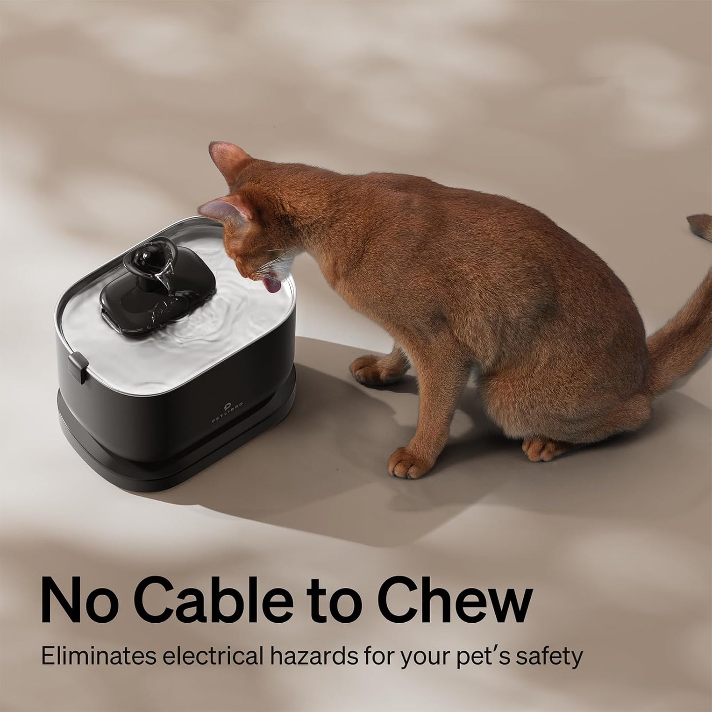 Bundle of PETLIBRO Cat Water Fountain, Cordless Pet Water Fountain Battery Operated+8 Packs Replacement Filters for Dockstream Cat Water Fountain WF005 WF115 WF105, 4 Months Set of Replacement Filters