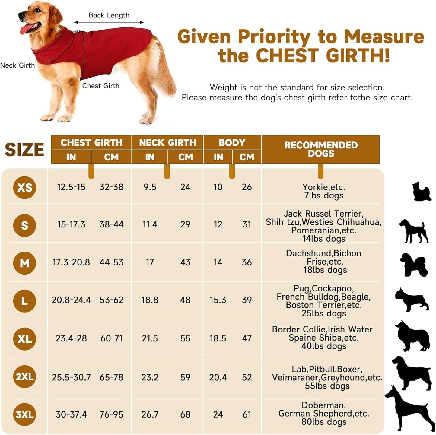 Fleece Dog Coat Pet Jacket Reflective for Cold Weather for Extra Large to Small Pets(Grey,S)