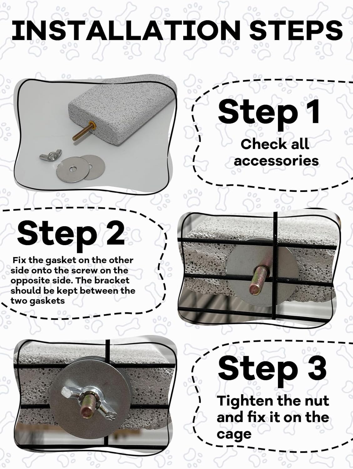 Chinchilla Lava Ledges Rat Climbing Platform 2 Pack Pumice Ledge Shelf Pet Chewing Grinding Toys Small Animals Cage Accessories for Totoro Squirrel Guinea Pig Hamster Gray