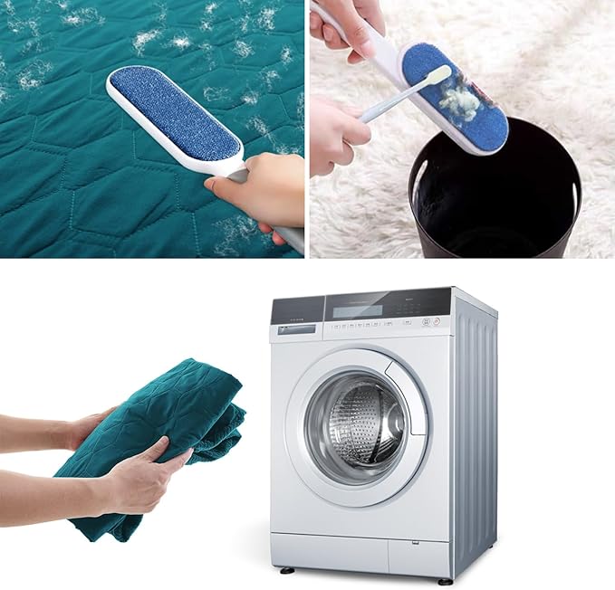 nanbowang Waterproof Dog Bed Covers Replacement Washable Pet Hair Easy to Remove, Dog Pillow Cover Quilted, Pet Bed Cover Lovely Puppy Bed Cover for Dog/Cat 32x44 Peacock