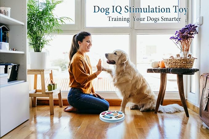 Dog Puzzle Toys, Interactive Dogs Game, Pets Enrichment Toys for Puppy Mentally Stimulating Feeding Dispenser Dog Treat Puzzle Feeder for Small,Medium and & Large Dogs Brain Training