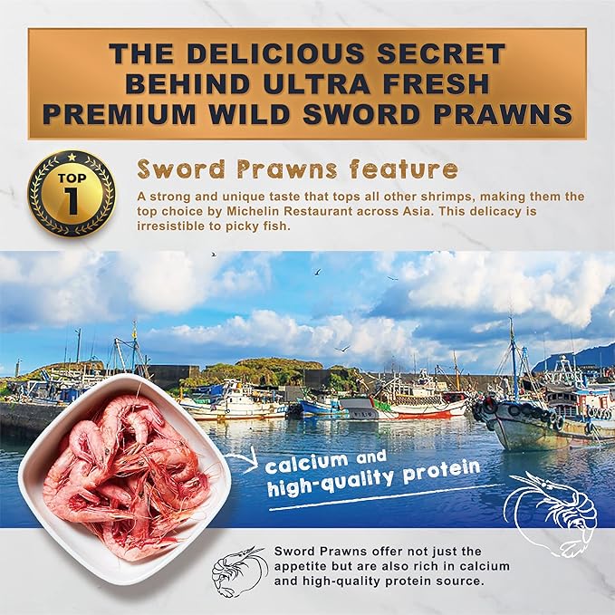 Ultra Fresh Floating Baby Turtle Food, All Natural Ingredients, Wild Sword Prawn, Calcium Vitamin D Enriched for Picky Aquatic Turtles, Baby Turtle Nutri Stick 3.35 oz