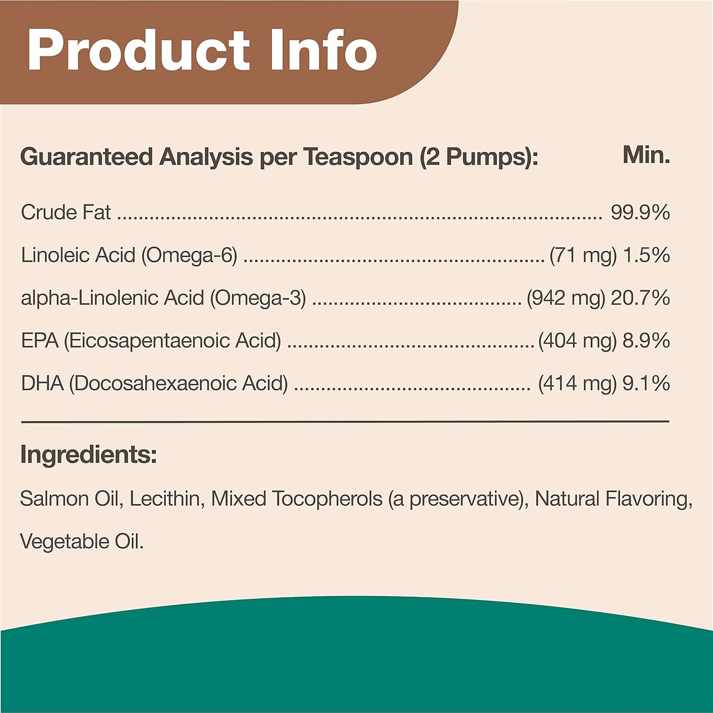 NaturVet – Salmon Oil Skin & Coat Plus Omegas – Supports Healthy Skin & Glossy Coat – Source of Omega-3 & 6 Fatty Acids – for Dogs & Cats (8.75 oz Oil)