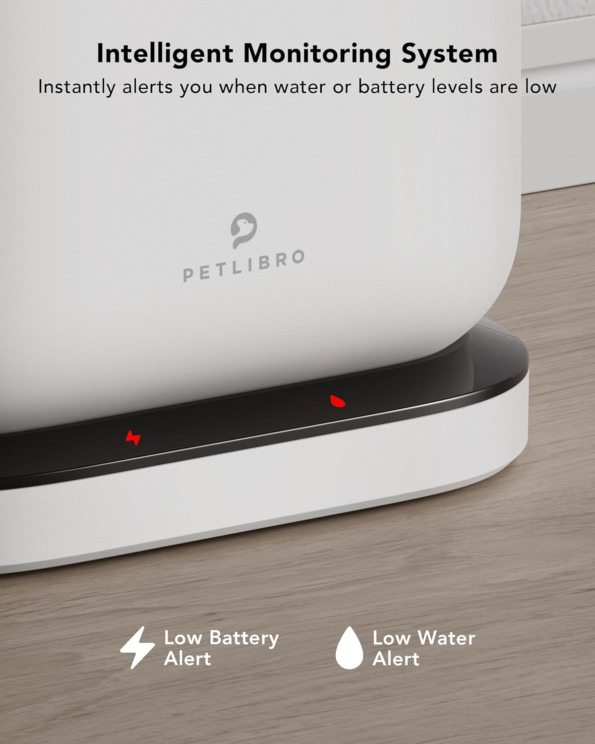 Bundle of PETLIBRO Cat Water Fountain, Cordless Pet Water Fountain Battery Operated+8 Packs Replacement Filters for Dockstream Cat Water Fountain WF005 WF115 WF105, 4 Months Set of Replacement Filters