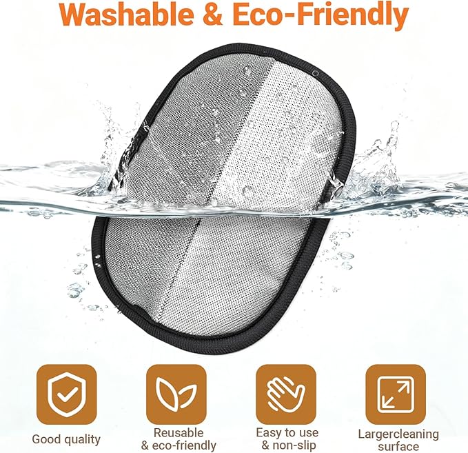 Pet Hair Removal Glove,Slicker Brush for Cats & Dogs,Grooming Gloves Brush Tool Reusable Pet Hair Remover for Laundry,Couch,Furniture,Carpet,Car Seat