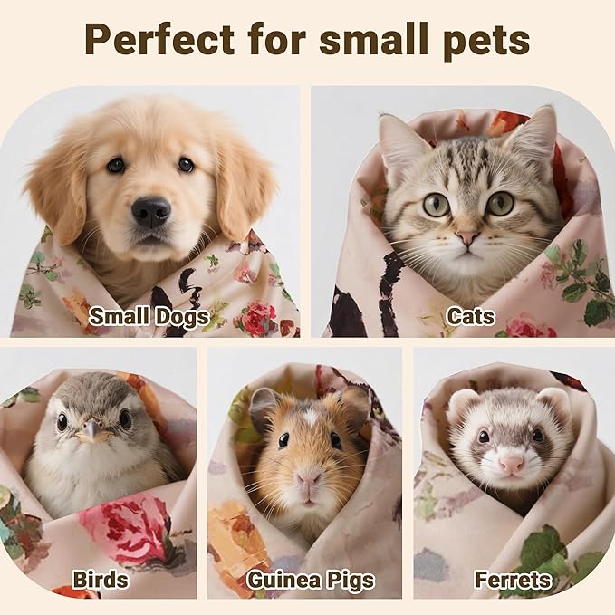 Cat Grooming Wrap Cat Wrap for Cutting Nails, 27.6" Cat Wrap for Grooming, Cat Restraint for Nail Clipping, Multifunctional Swaddle Wrap Pet Tool, Cat Burrito Wrap