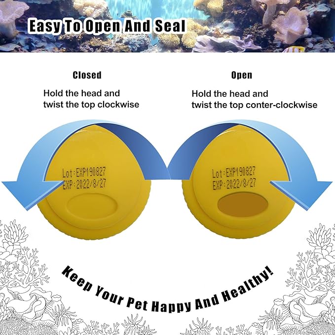 Amzey 4.5 oz Decapsulated Brine Shrimp Egg (Non-Hatching)-100% Natural Decapsulated Artemia Nauplii, High Protein Food Source for Live Fish, Baby Fish, Freshwater and Marine Fish, Golden Fry, Corals