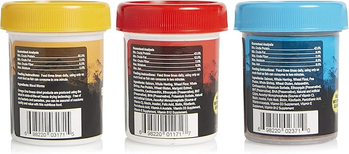 Omega One Betta Combo, Variety Pack of 3