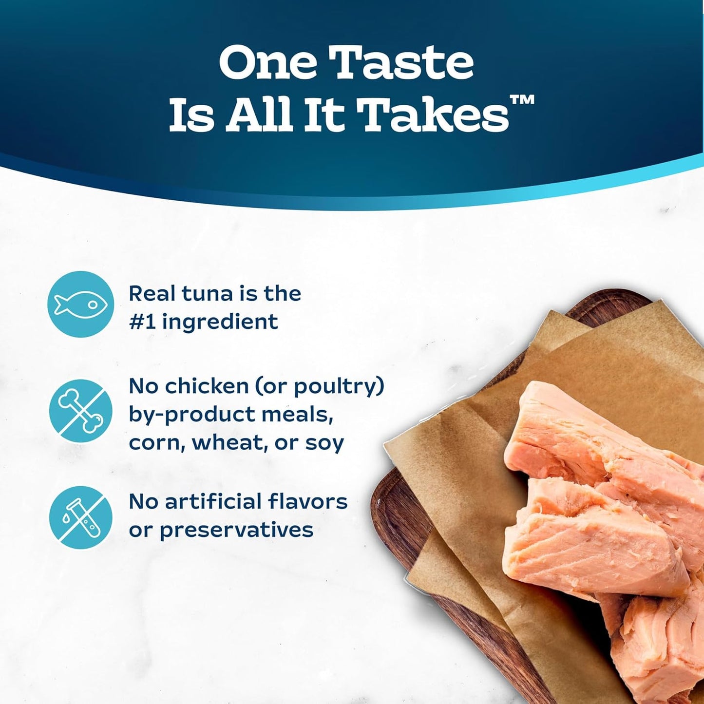 Blue Buffalo Tastefuls Flaked Wet Cat Food, Made with Natural Ingredients, Tuna, 3-oz Cans (24 Count)