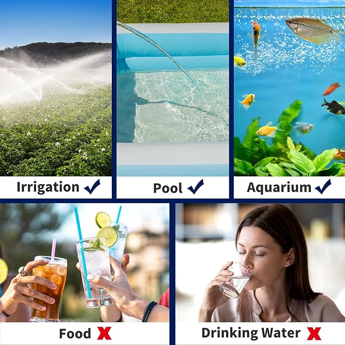 3/16" Aquariums Airline Tubing Standard Aquarium Tubing for Fish Tank Flexible Air Hose Pure Hose Aquarium Garden Terrarium Pond