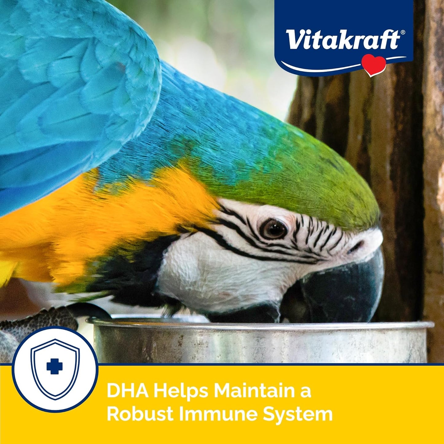 Vitakraft Menu Premium Parrot Food - Vitamin-Fortified - Macaw, Amazon, Conure, and Parrot Food for Large Birds
