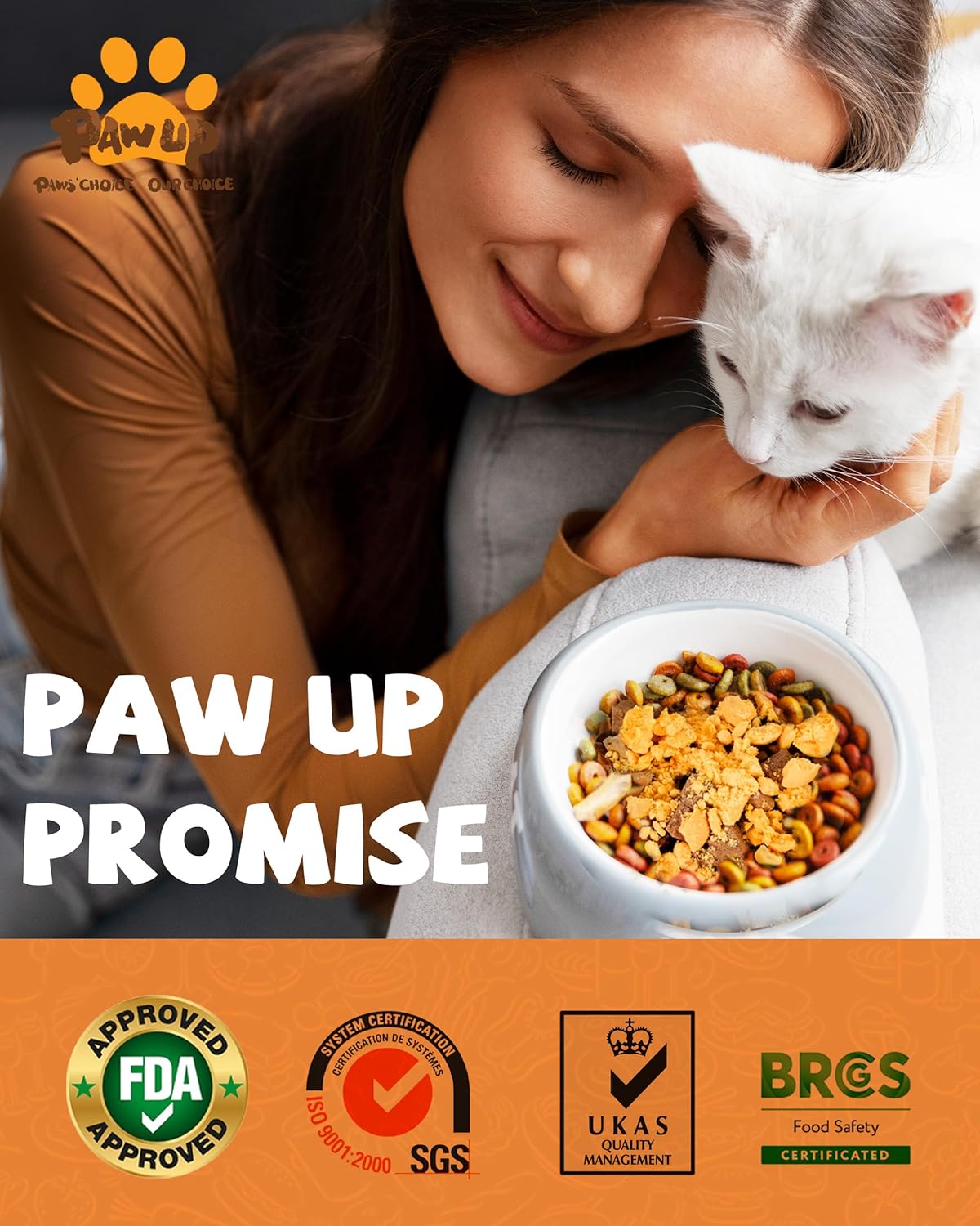 PAWUP Freeze Dried Cat & Dog Treats, Natural Quail Egg Yolk, Single Ingredient, High-Protein Pet Snacks for Skin & Coat Health, No Artificial Additives, 9.2 oz