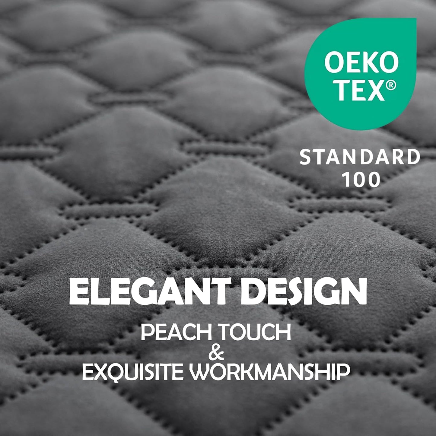 gogobunny 3X Stronger Waterproof Pet Blanket, Scratch Proof Furniture Protector for Dogs Cats, Reversible Cover 40x50 Inch, Dark Grey