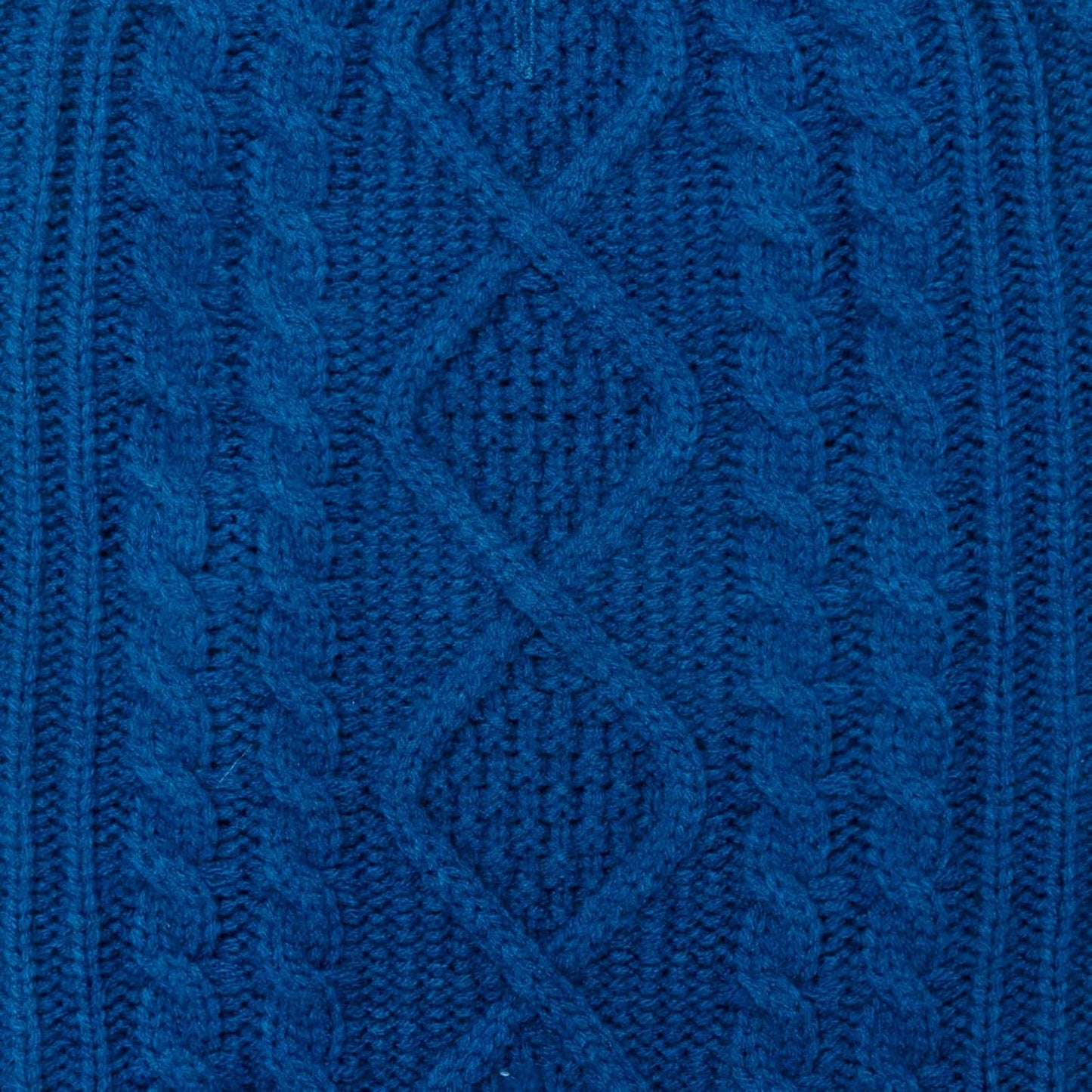 BINGPET Thermal Knitted Dog Sweater for Small Medium Large Dogs,Winter Dog Cat Coat Warm Sweartershirts Outfits,Classic Cable Knit Turtleneck Pullover Dog Jumper Coat Warm Sweartershirts(Blue,SM)