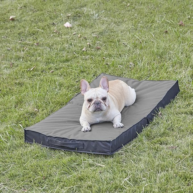 Outdoor Dog Bed for Large Dogs, Waterproof & Washable, Foldable & Orthopedic, 41" All Weather