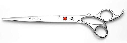 Purple Dragon 5"/5.5"/6"/6.5"/7"/7.5"/8"/9"/10" Sharp Edge Hair Cutting Shears Pet/Puppy/Cat Grooming Scissors with Bag - Perfect for Barber or Dog Groomer