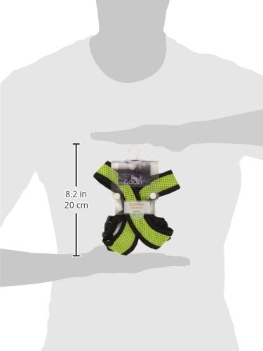 Gooby Comfort X Head in Harness - Green, Small - No Pull Dog Harness with Patented Choke-Free X Frame for Small to Medium Dogs Indoor/Outdoor Use