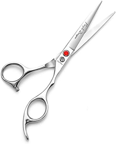 Purple Dragon 5"/5.5"/6"/6.5"/7"/7.5"/8"/9"/10" Sharp Edge Hair Cutting Shears Pet/Puppy/Cat Grooming Scissors with Bag - Perfect for Barber or Dog Groomer