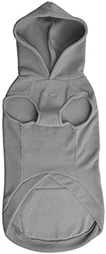 EXPAWLORER Dog Hoodie Fleece Sweater Vest, Hooded Dog Sweatshirt Fall Winter Pet Clothes with Leash Hole, Sleeveless Warm Cozy Puppy Clothing for Cat Small Medium Large Dogs Girl Boy, Grey XXL