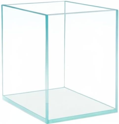 Nano Tall Rimless Frameless Extra Clear Glass Aquarium, Low Iron Glass Tank, 5mm Glass, White Leveling Mat Included, w/Lids Options